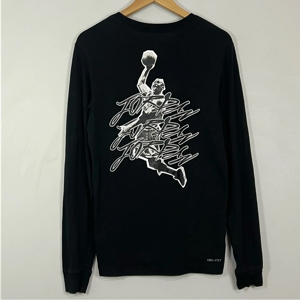 Jordan Air Black DF GFX Michael Graphic Tee S